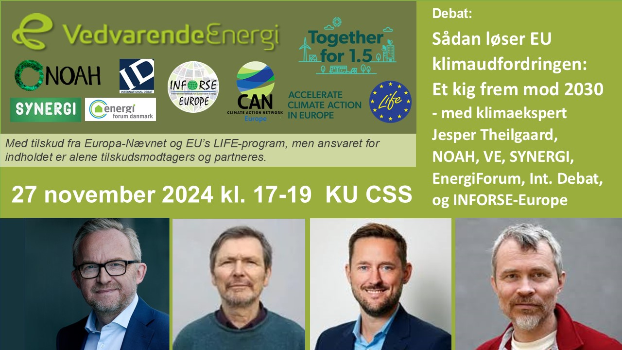 27. november 2024  KU Debat: Sdan lser EU klimaudfordringen: Et kig frem mod 2030