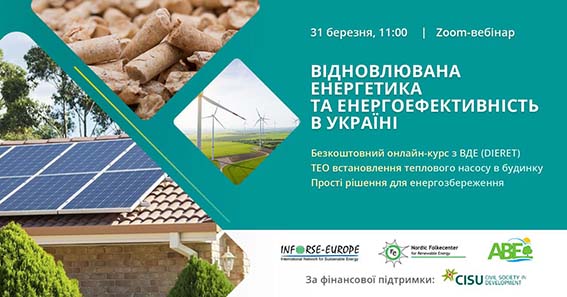 Webinar Renewable Energy and Energy Efficiency in Ukraine March 31 2023