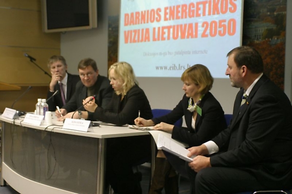 Panel December 17 2008 Sustainaable Vision in Lithuania