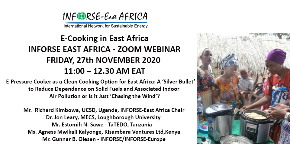 E-Cooking in East Africa 27/11 2020