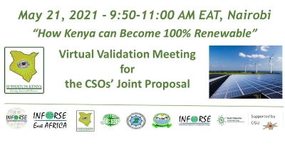 May 21 2021 100 RE Kenya event