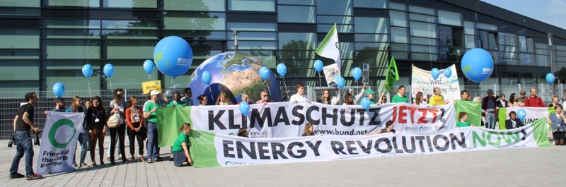 Energy Revolution NOW Demo in Bonn June 2015 Climate conference