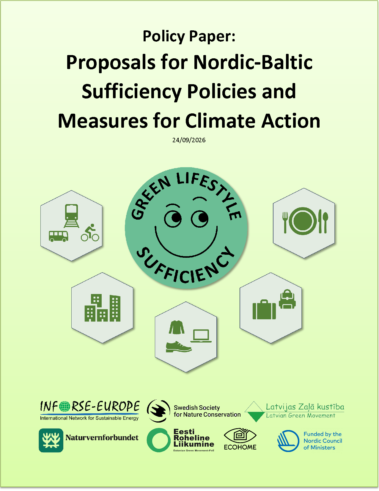 Proposals for Nordic-Baltic sufficiency policies and measures for climate action