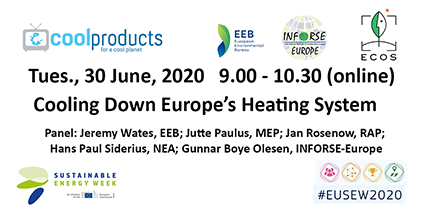 EUSEW2020 30 June, 2020  CoolingDownHeating