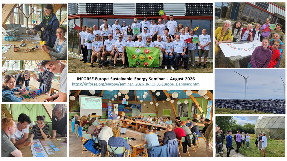 Photos of INFORSE Europe Sustainable Energy Seminar 2026