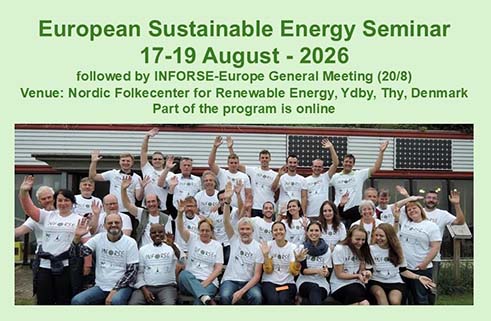 European Sustainable Energy Seminar August 2026