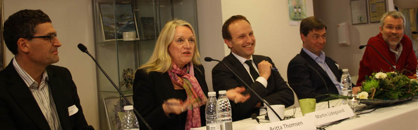 Debat January 31 2013 Martin Lidegaard Britta Thomsen 
